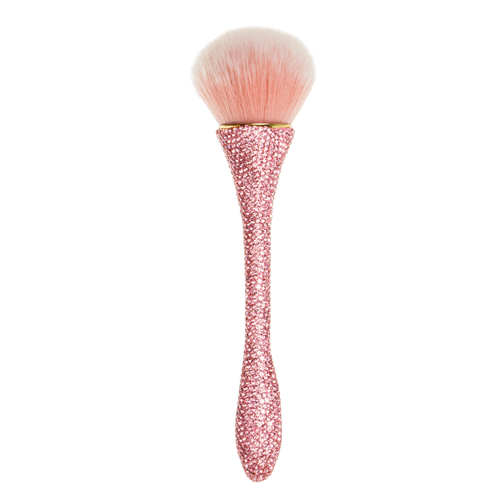 Pędzel do makijażu Glitter - Soft pink